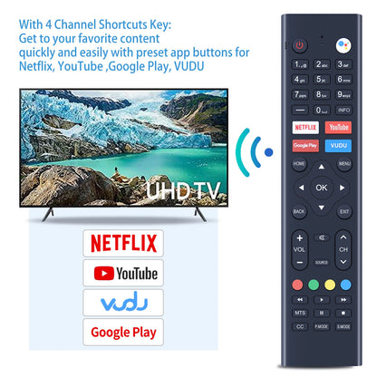 8142026670099K Voice Remote Control For Sceptre Android TV A322BV-SRC A515CV-UMC