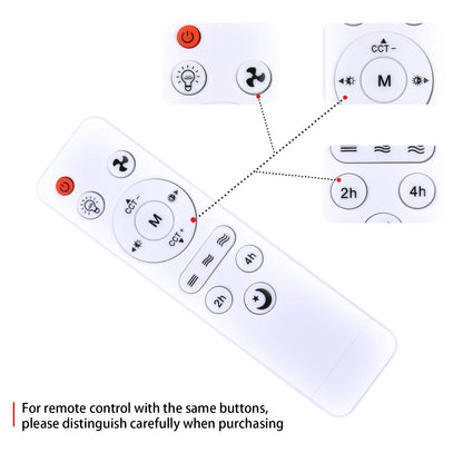 Replace Remote For Multiple s Socket Fan Light Celling Fan with Sleep Mode