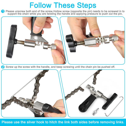 A AKRAF Bike Chain Repair Tool Kit with Link Pliers, Standard, Version B