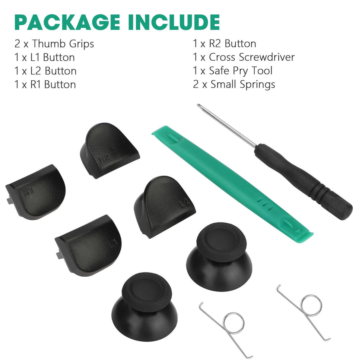 Durable Thumb Grip L+R Buttons Spring Replacement For Sony PS5 V1 Controller
