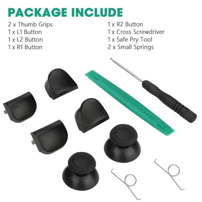 Durable Thumb Grip L+R Buttons Spring Replacement For Sony PS5 V1 Controller