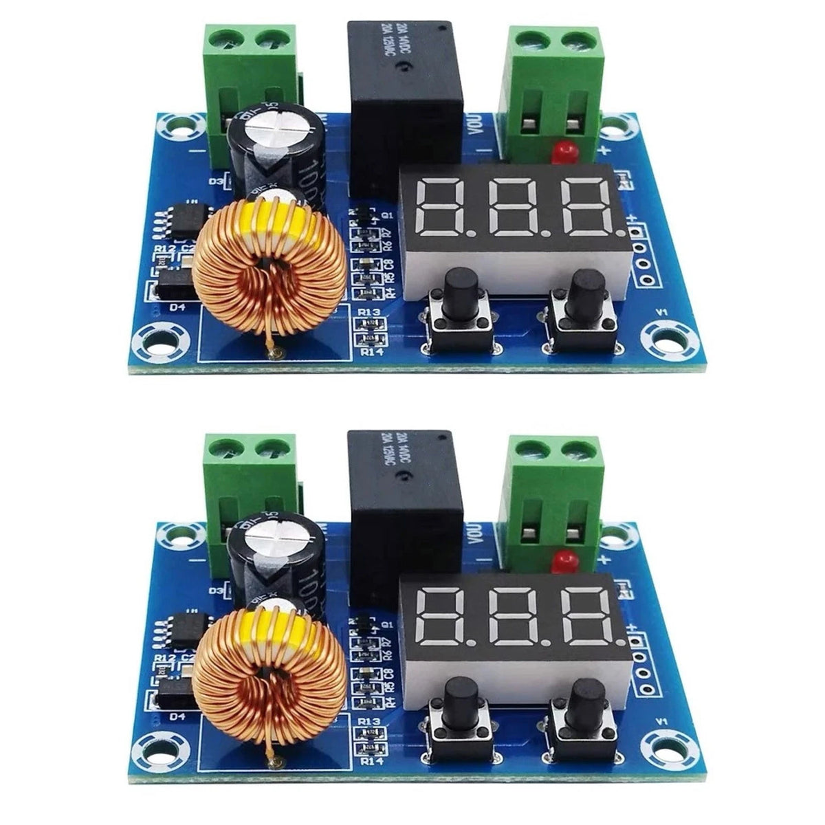 2* DC12V-36V Battery Low Voltage Cut Off On Switch Controller Protection Module