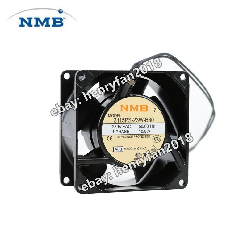NMB Fan 3115PS-23W-B30 AC 230V 10/8W 50/60Hz 80*80*38mm Axial Cooling Fan