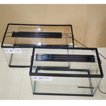 AQUANEAT LED Aquarium Light Full Spectrum for 18"-24", light cover is black
