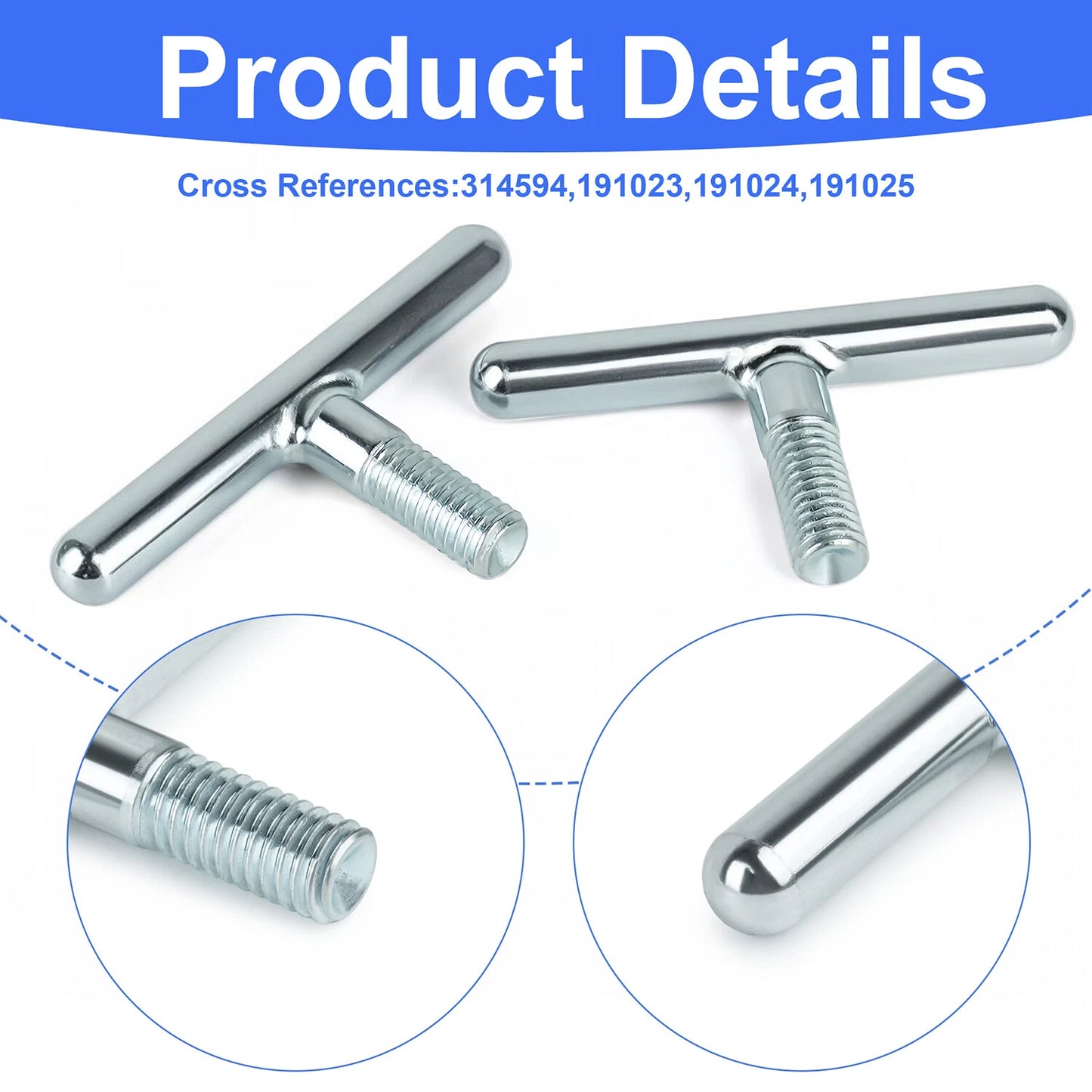 314594 T-Bolts For JT's Strong Arm Jack Stabilizer Travel Trailer Kit