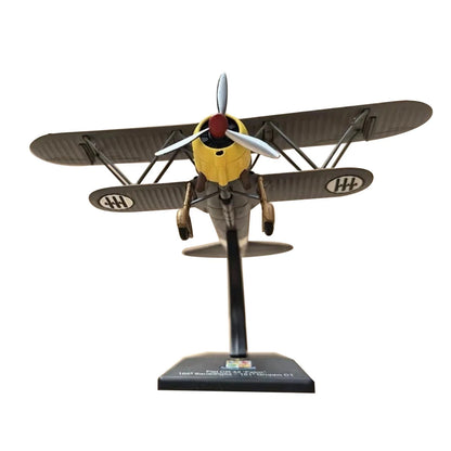 Version 11cm Diecast Alloy 1/72 Scale WWII Italian FIAT CR.42 Falco Model