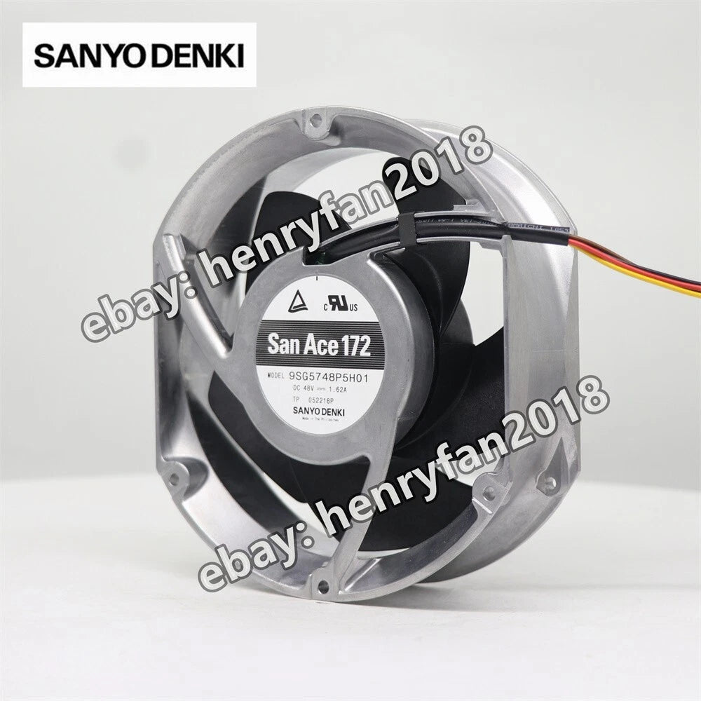 Sanyo Denki 9SG5748P5H01 Axial Fan SanAce DC 48V 1.62A 172x150x51MM Cooling Fan