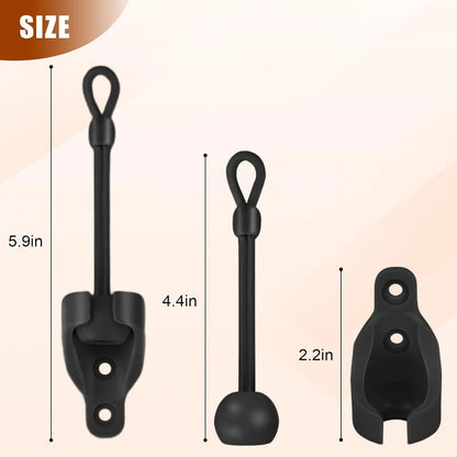 Coolaroo Replacement Parts Roller Shade Hardware Bungee Kit One Size, Black