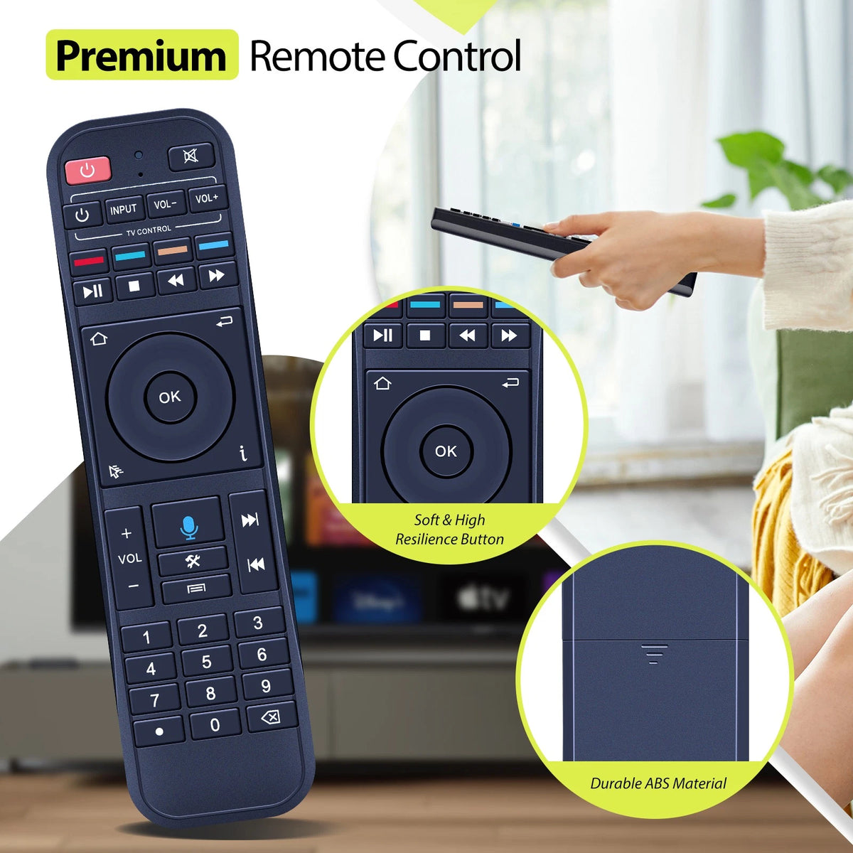 RC-200 Remote Control For SuperBox S5 Max/PRO, S6 Max/Ultra/Pro & Elite