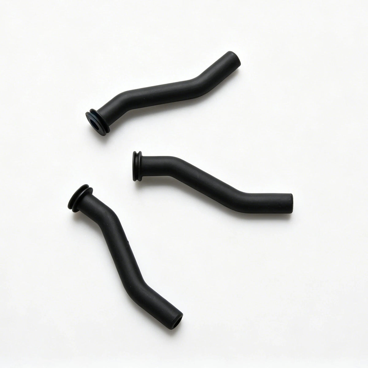 For John Deere 3 Pack 793147 Fuel Pump Vacuum Hose Replacement Black Rubber
