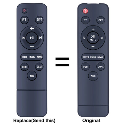 Replacement Remote Control For OXS S3 2.0 Channel Soundbar