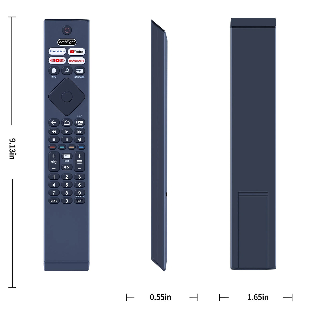 Remote Control For Philips TV BRC00984501/01 398GR10BEPHN0042BC 43PUS7406