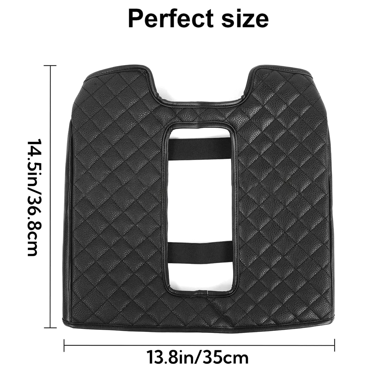 Stylish Console Lid Cover for Chevy Silverado 2015-2020 with Durable Sewing