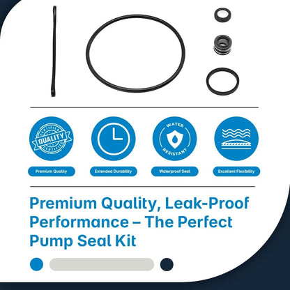 Southeastern Accessory Pool Pump O-Ring Seal Repair Kit for Hayward® Black