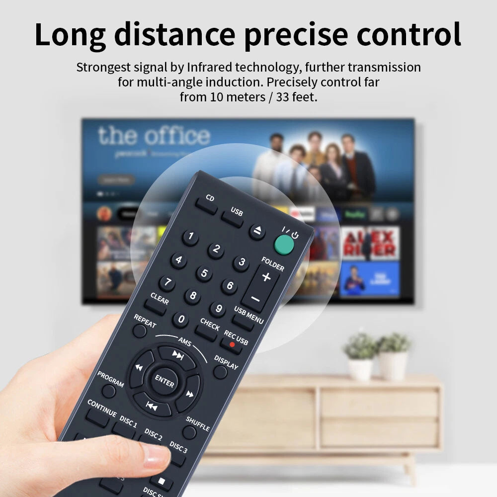 RM-ASU100 Replace Remote Control For Sony Compact Disc Player CDP-CE500 CDPCE500
