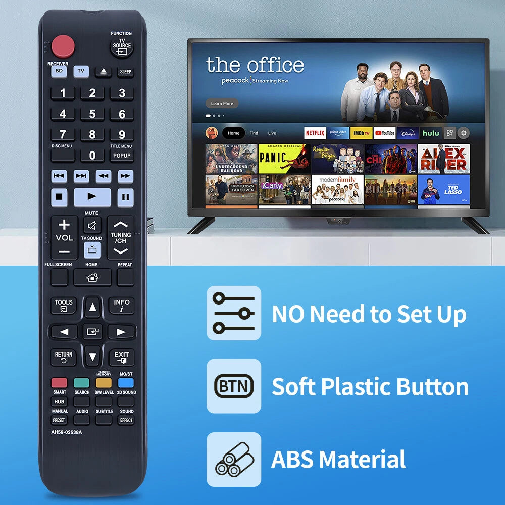 AH59-02538A Remote Control For Samsung HT-F5500 HT-F5500K HT-F5500W HT-F5530