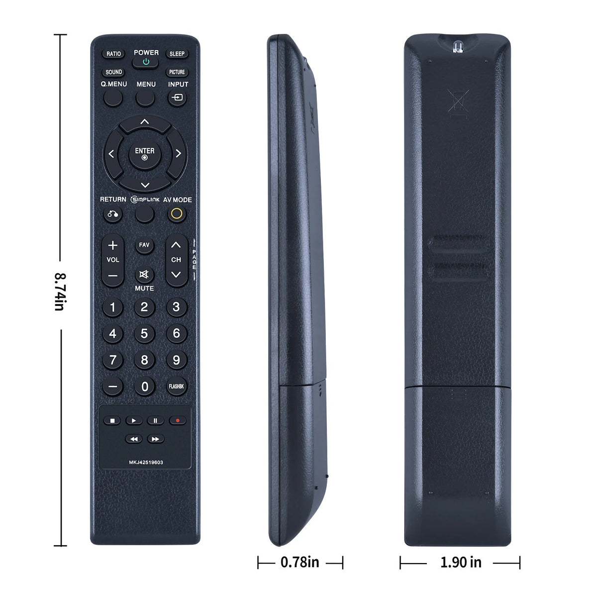 MKJ42519603 Remote Control For LG LED TV 42PG20C 50PG20C 50PG30 60PG30 50PG30C