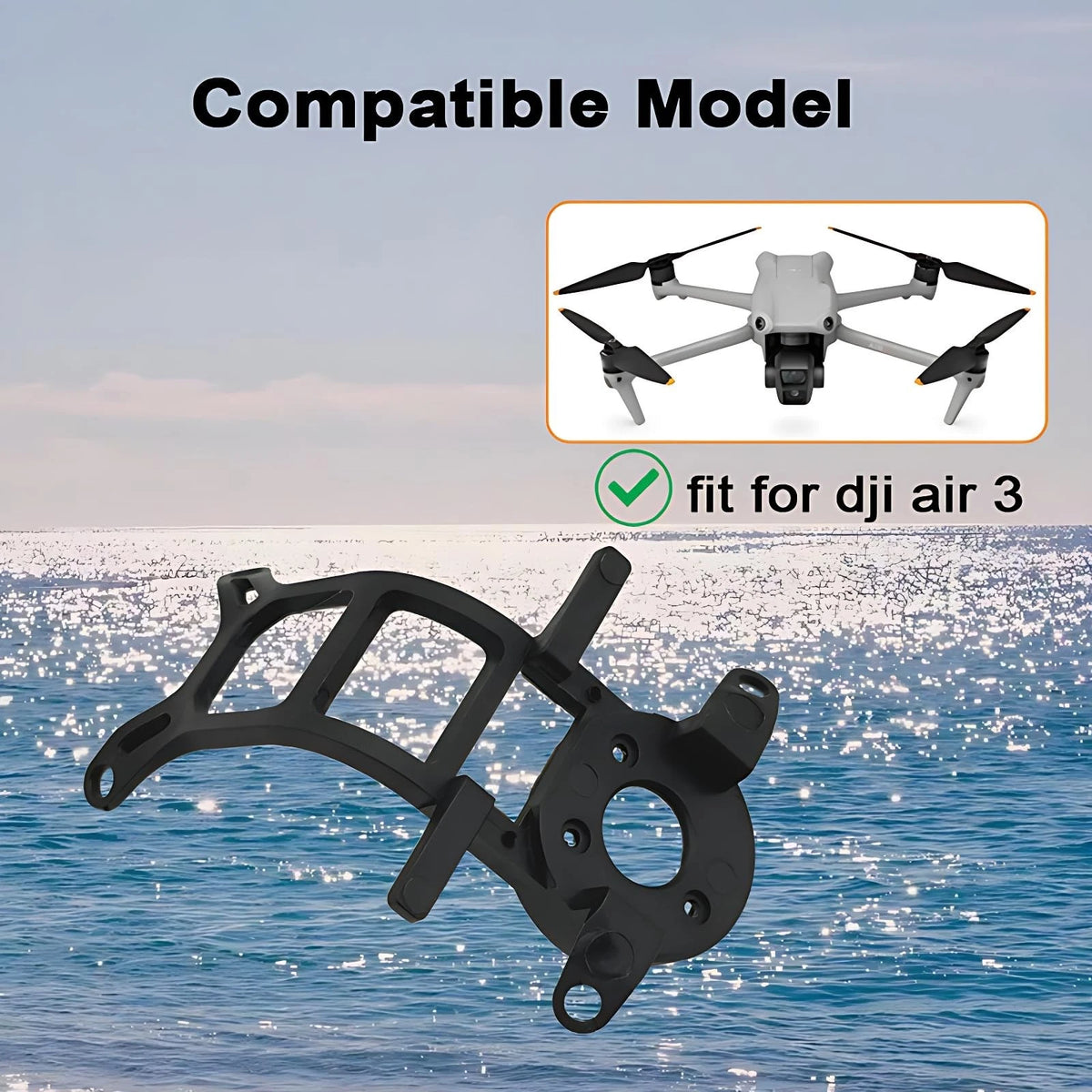 ZWLLKJGS DJI Air 3 Replacement 2 inches x 2 x 1 inch, Black