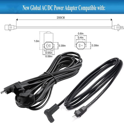 Dual Motor Power Supply Kit - Universally Compatible with black