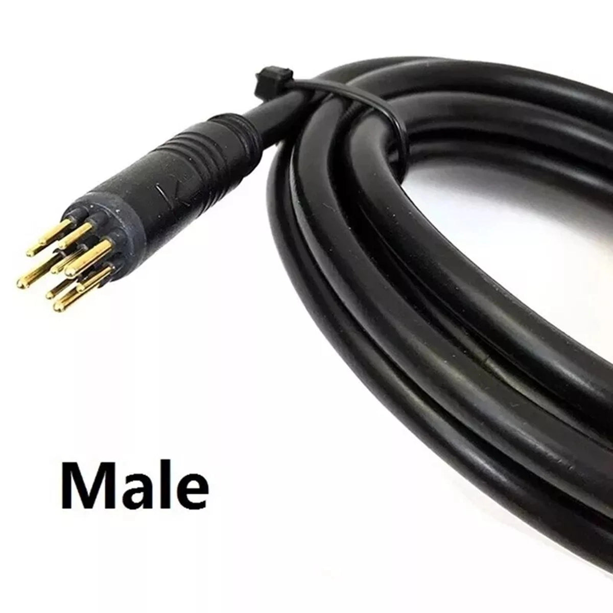 2pcs E-bike 9Pin Motor Extension Cable Male Cord For Wheel Hub Motors