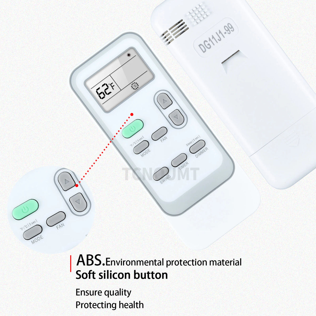 DG11J1-99 Remote Control For Hisense Air Conditioner AP1022HW1GD AP0522CR1W