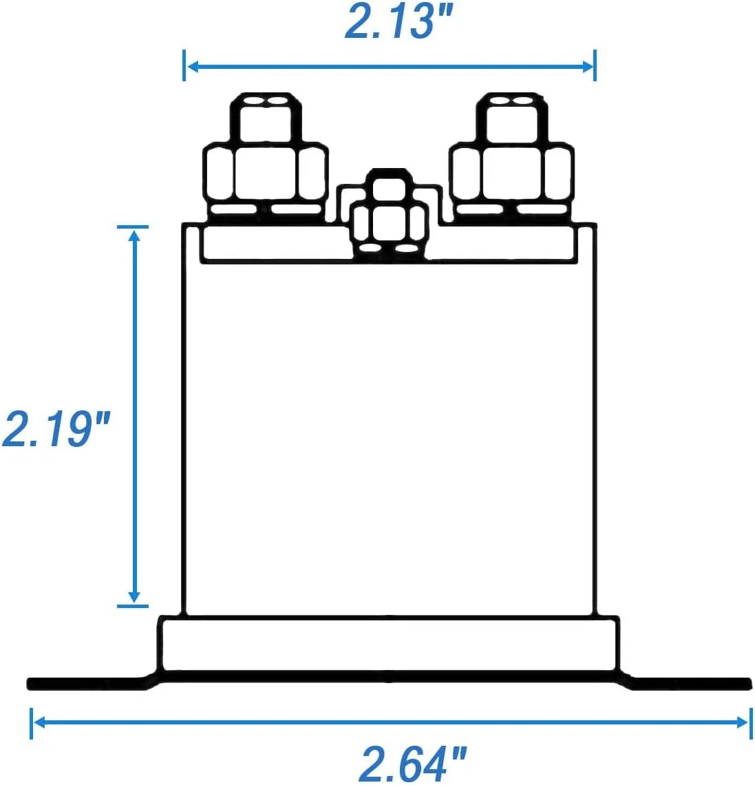 36V Electric Golf Cart Solenoid 4 Terminal, Repalcement For Club Car DS 1 Pcs