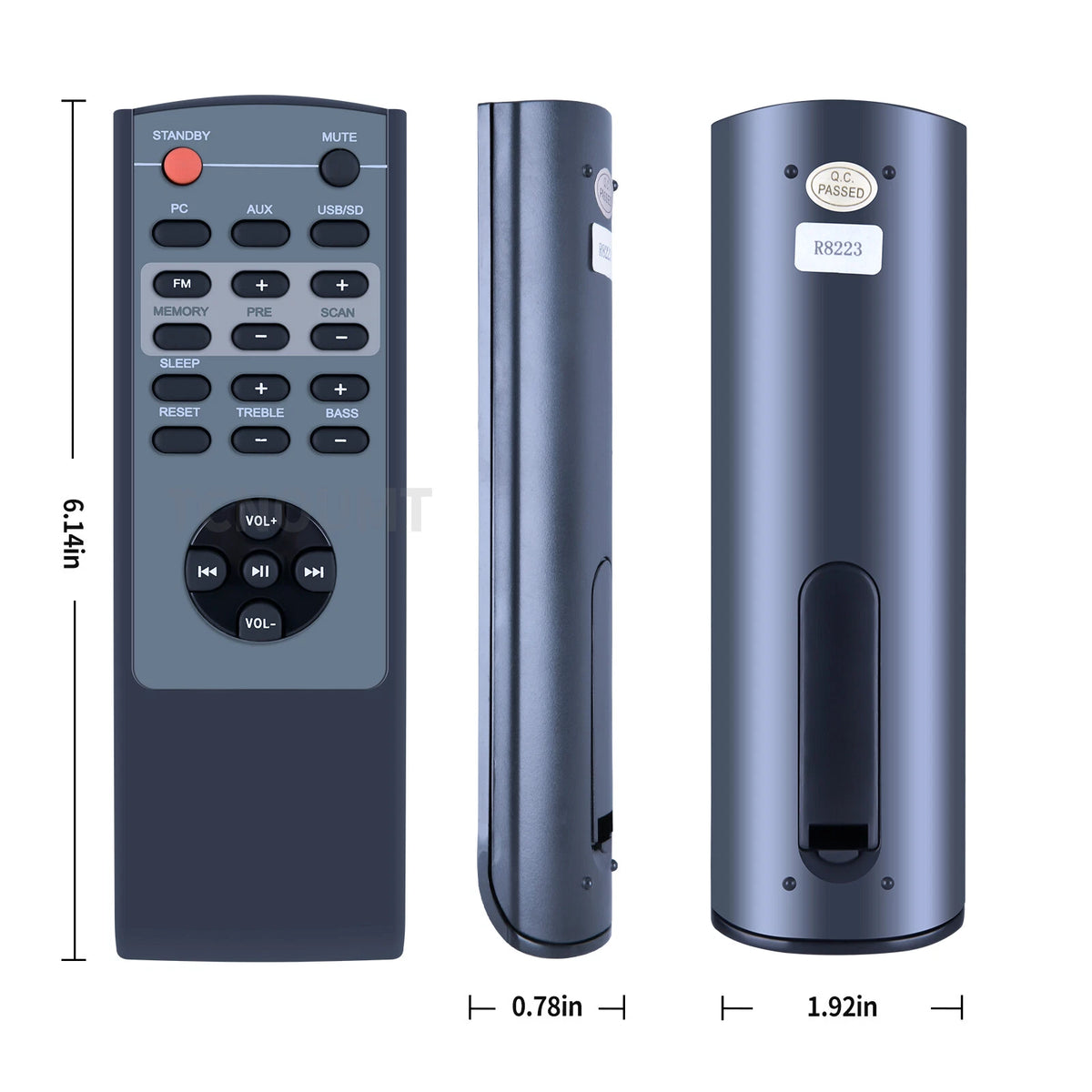 R8225 Remote Control For MICROLAB M700U 2.1CH SUBWOOFER SPEAKER