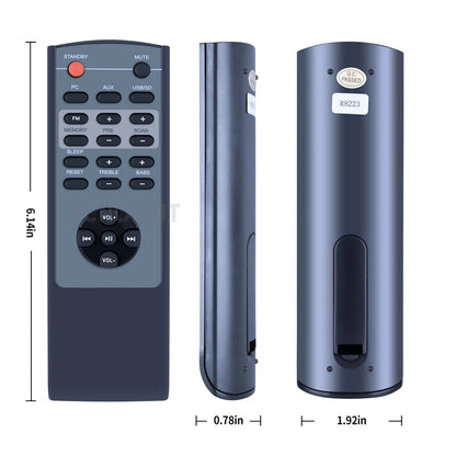 R8225 Remote Control For MICROLAB M700U 2.1CH SUBWOOFER SPEAKER