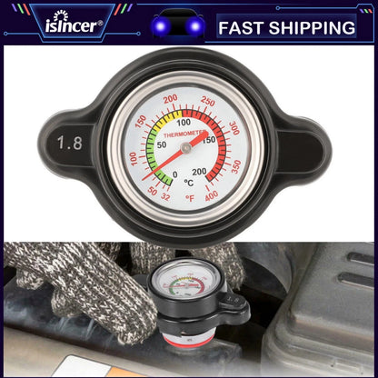 For Honda CRF450R 02-15 Radiator Cap 1.8HP w/Temp Gauge Reduces Coolant Loss