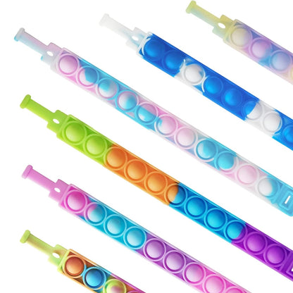 120 Pcs Pop Bracelet Bubble Fidget Sensory 9.3 x 0.8 x 2.4 inches, 120