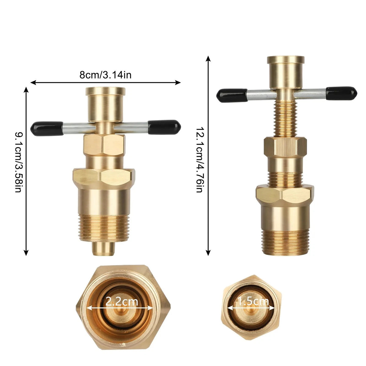 Brass Pipe Olive Fitting Thread Remover Ferrule Sleeve Puller Tool Brass