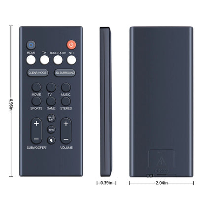 YAS-209 YAS-109 Remote Control For Yamaha Soundbar ATS1090 ATS2090 YAS1080