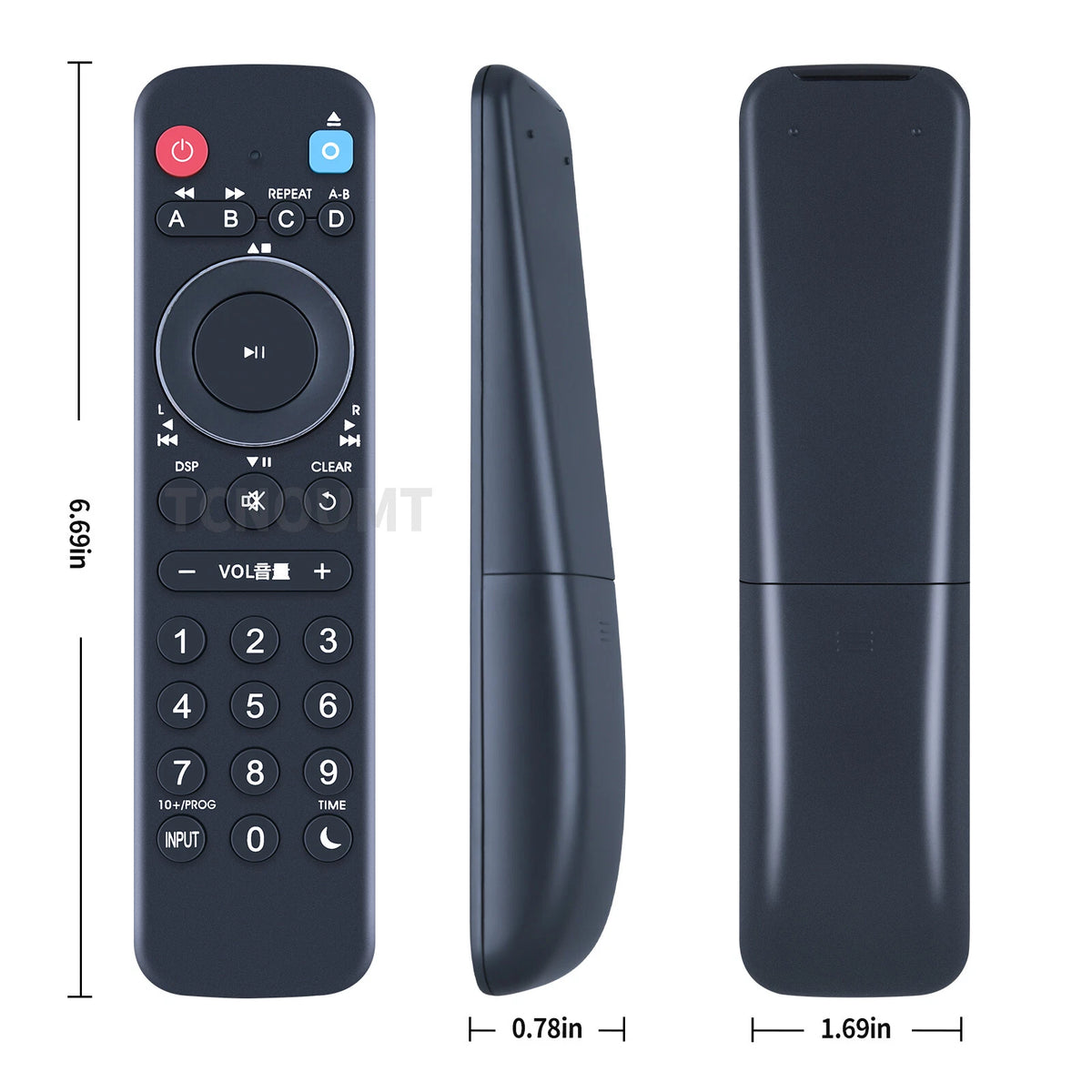 ZR11060 Replacement Remote Control For Yamaha Micro CD System MCR-B043 BL