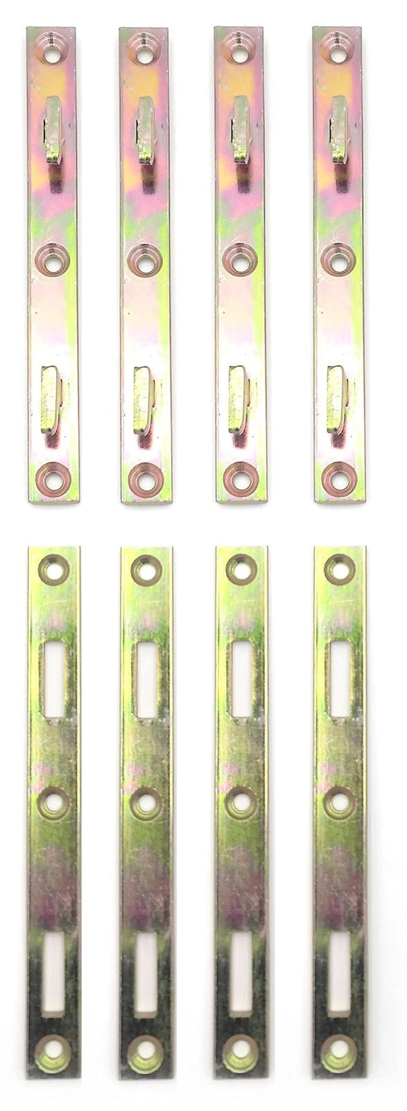 METAL MAGERY Bed Rail Fasteners 6" Set of 4 Brackets Heavy Duty Bed...