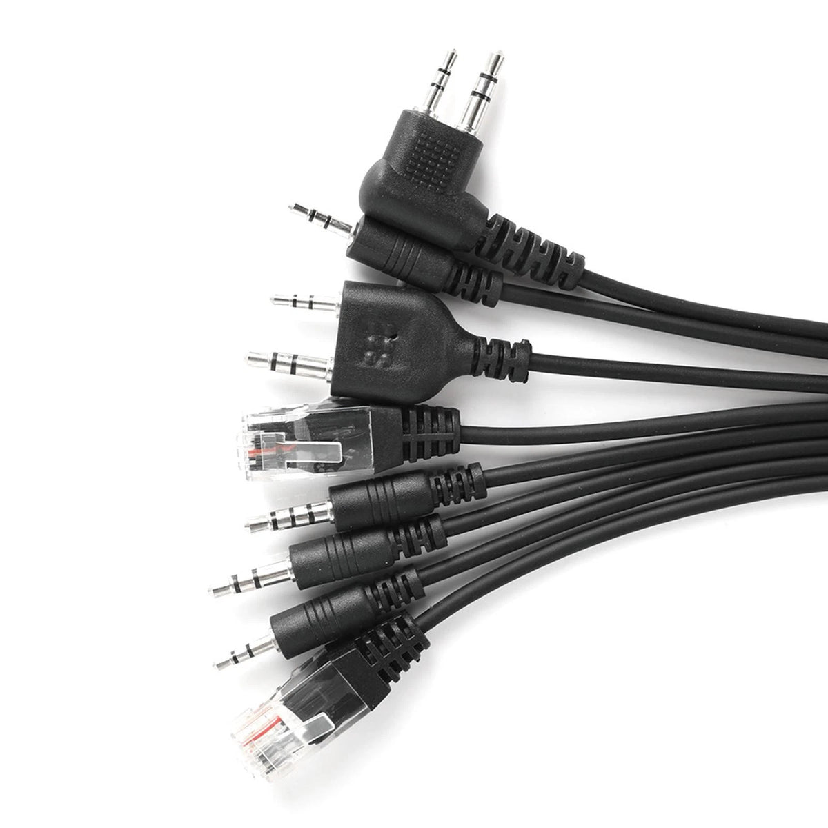 8 in 1 USB Programming Cable+Software CD For Motorola Baofeng Kenwood HYT Radio