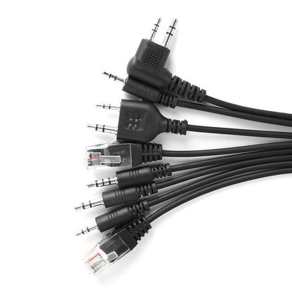 8 in 1 USB Programming Cable+Software CD For Motorola Baofeng Kenwood HYT Radio