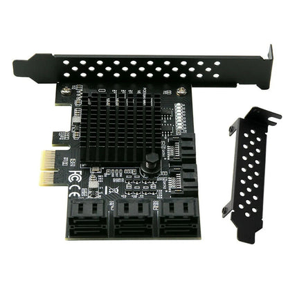 8-Port SATA 3.0 PCI Express Expansion Card PCI-E Controller 6G Adapter for HDD