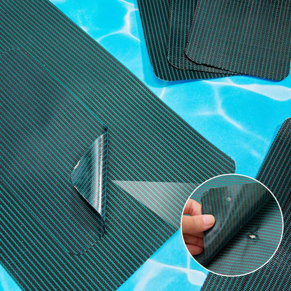 Amylove 12 Pcs Pool Patch Repair Kit, 12 x 8 Inch, 4 x 8 12 x 8 Green