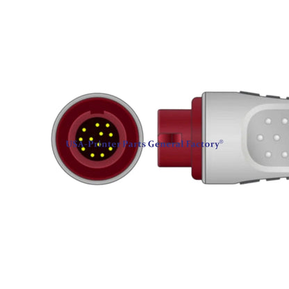1PCS  Fit for Philips IBP Cable to utah transducer adapter IBP cable 12pins