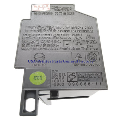 K30314 K30304 Power Supply Adapter QK1-5862 Fit For canon MG5220 iP4920 MG5320