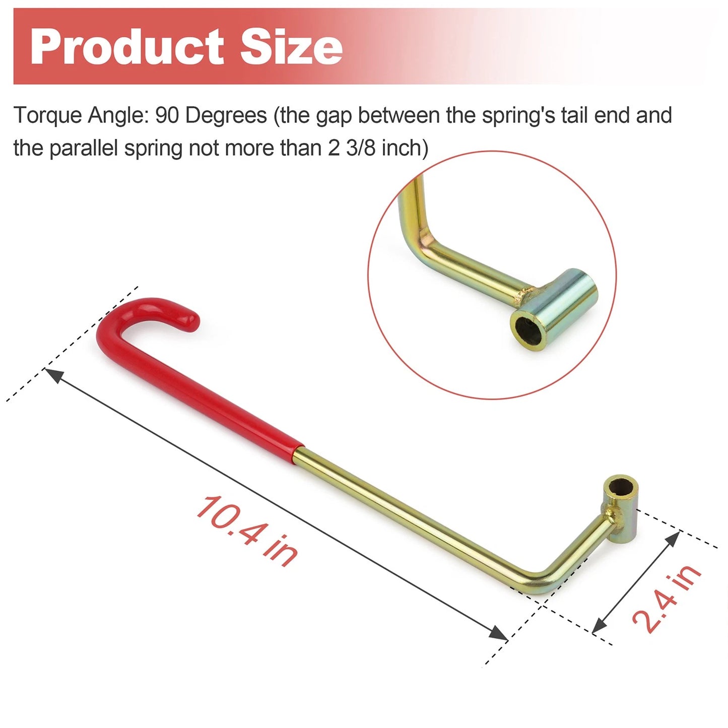 Trunk Lid Torsion Bar Spring Tool 90° For Honda Acura