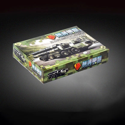 Russian S-300 Missile Launcher Vehicle 4D Unassembled Military Scene DIY 1/72