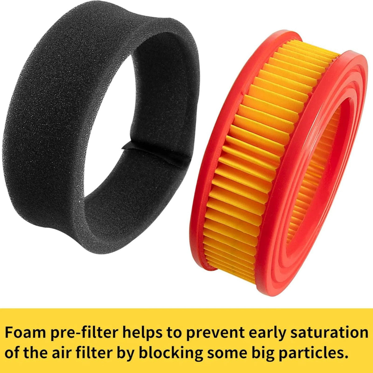 Easy Install 951-14628 Air Filter for Cub Cadet MTD Walk-Behind Mowers - 2 Pack