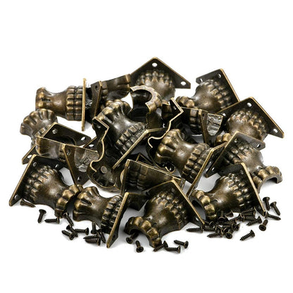 PGMJ 20 Pieces Jewelry Box Feet Retro Design 8.4 cm x 14.4 x 3.4 cm, K45_s