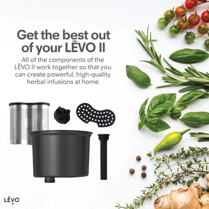 LĒVO II Spare Parts Kit - Includes Power Pod Herb Basket, Silicone Pod...