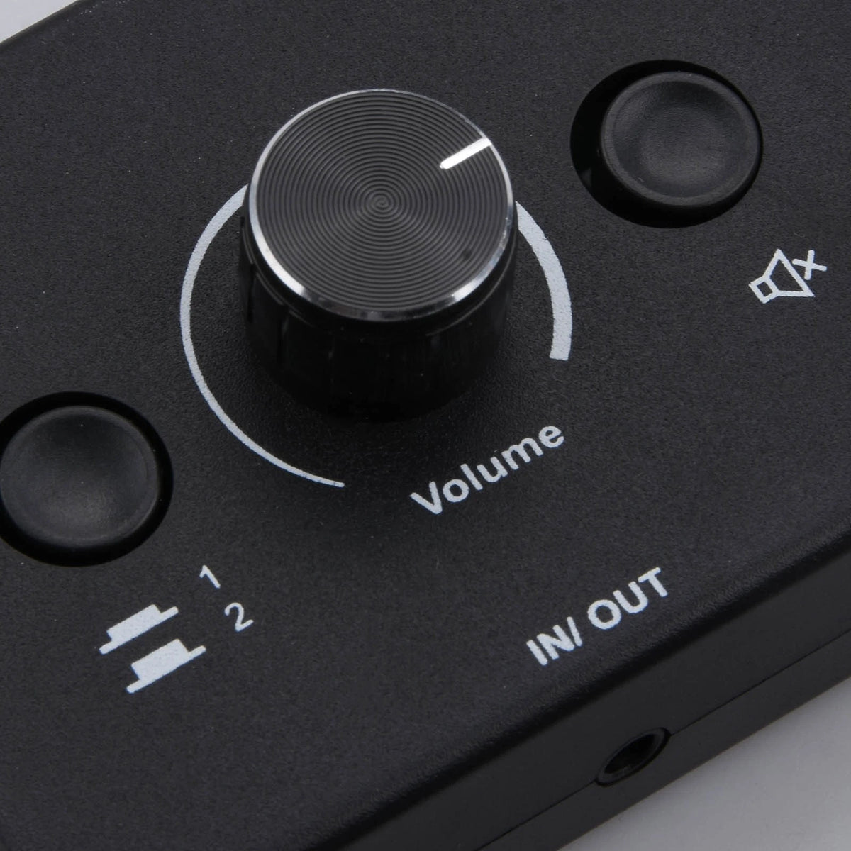 2 In 1 Out 3.5mm Stereo Audio Switch Aux Switcher Speaker Selector Splitter