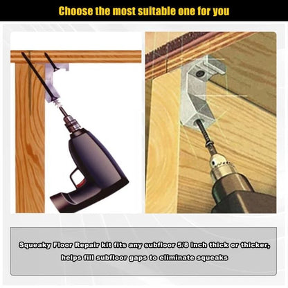 CNQLIS Squeaky Wood Relief Floor Repair Kit Can be Safely 5/8 inch, White
