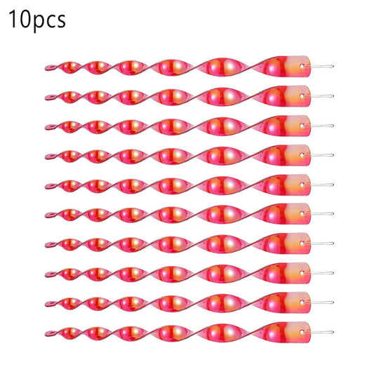 10Pcs Bird Repellent Reflective Scare Rods Spiral Deterrent Control Device Deco/