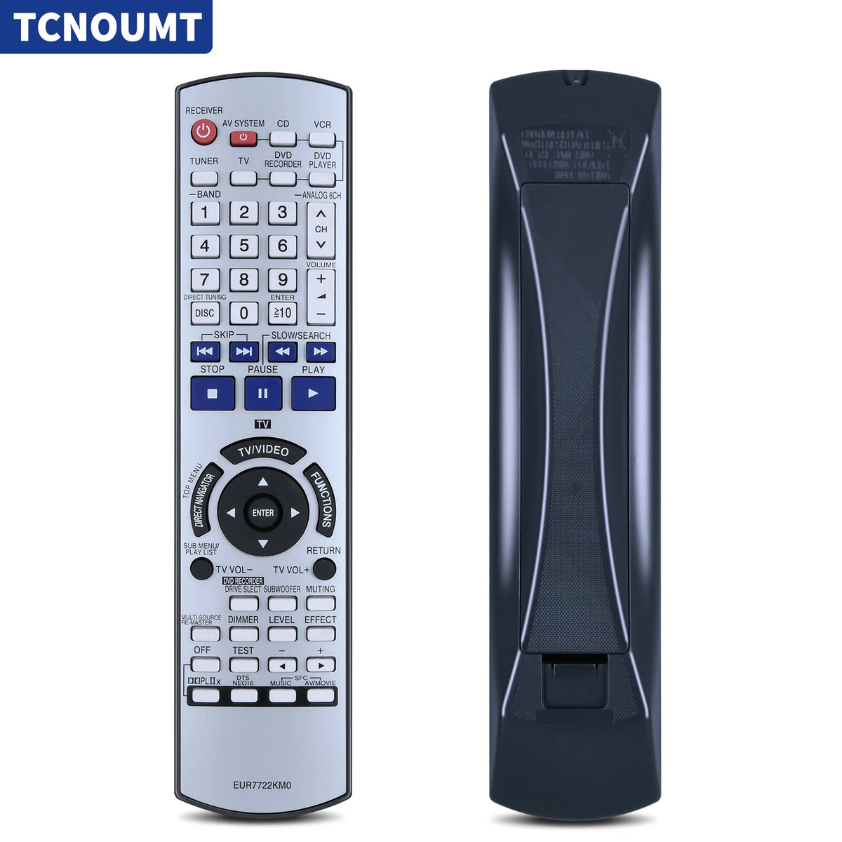 EUR7722KM0 Remote Control For Panasonic AV Receiver SA-XR55 SA-XR55P SA-XR55K