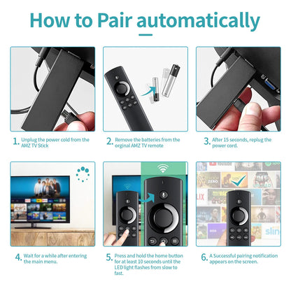 2nd Gen DR49WK B PE59CV Voice Remote Control For Amazon TV Stick Box